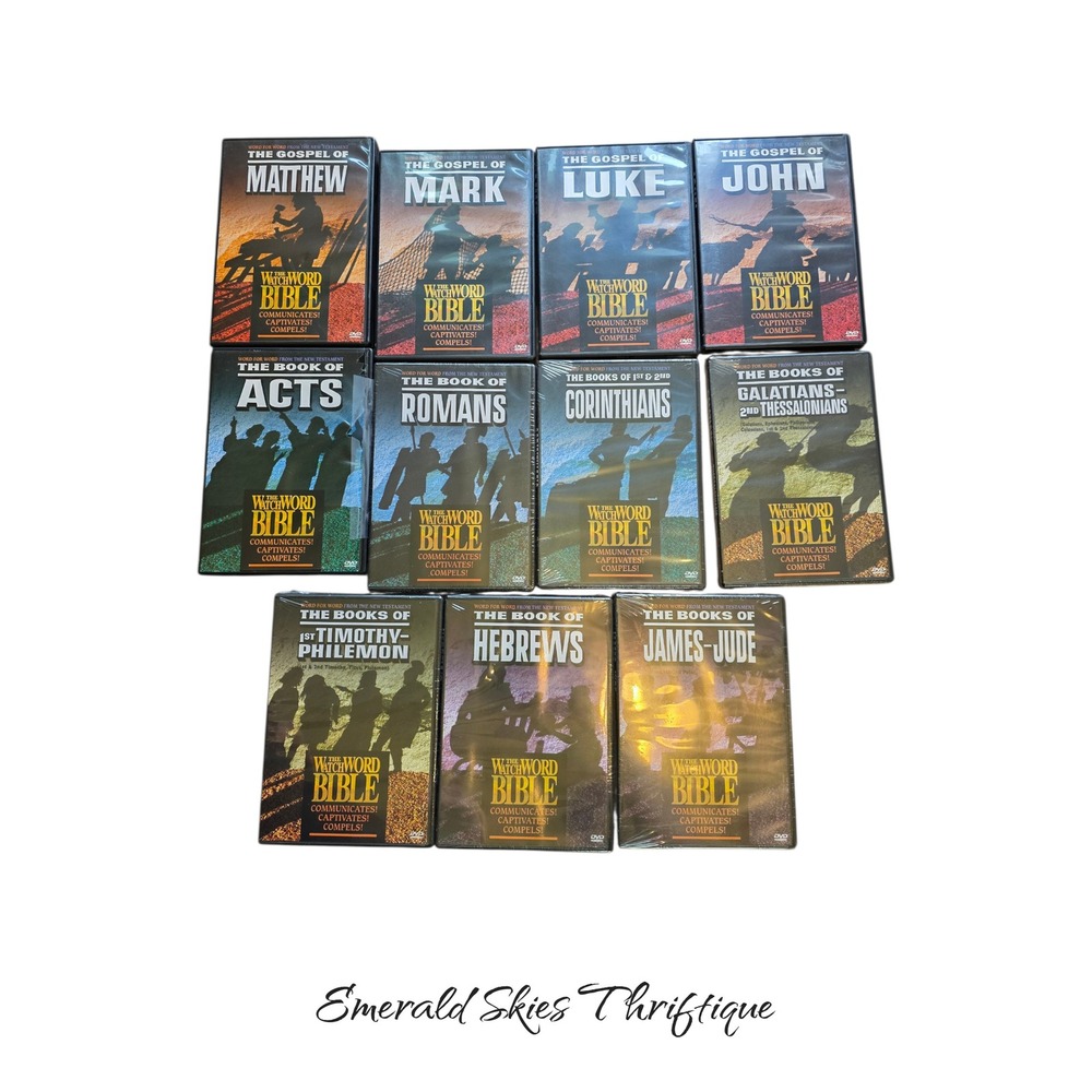 The Watch Word Bible The Complete Series DVD Set New Testament *Read*.